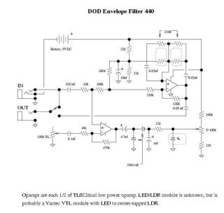 Dod 440 ;envelope schematic circuit diagram